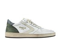 Valsport Scarpa Sneaker Davis Heritage in Nappa Bianco Verde Foresta Uomo