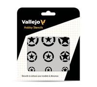 (VALST-AIR004) - AV Vallejo Stencils - USAF Marks 1:32, 1:48 e 1:72