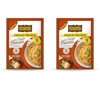 Valsugana, Polenta con Funghi, Facile e Veloce, Confezione da 160g, Preparato per Polenta Rapida, Pronta in 5 Minuti, Senza Glutine