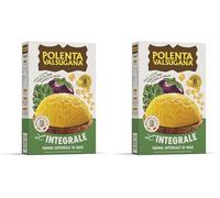 Valsugana, Polenta Integrale Rapida, Confezione da 660g, con Mais 100% Italiano, Consistenza Rustica e Corposa, Pronta in Pochi Minuti, Senza Glutine
