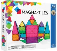 Valtech, mattoncini magnetici Magna-Tiles Clear Colors, confezione da 32 pezzi