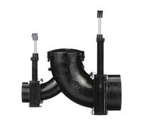 Valterra T80 Ell Doppia valvola girante - 7,6 cm Hub x Hub 3,8 cm x 7,6 cm con Attacco a baionetta