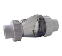 Valterra Valvola di Non Ritorno 63 mm Senza Molla, Trasparente