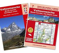 Valtournenche, monte Cervino trekking. Con cartina 1:250.000. Ediz. multilingue
