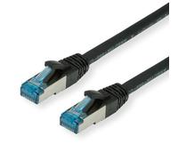 Value 0.5m S/FTP Cat.6a cavo di rete Nero 0,5 m Cat6a S/FTP [S-STP] (VALUE S/FTP [PiMF] PatchCord Cat6a. CU. Black 0.5m) NEW