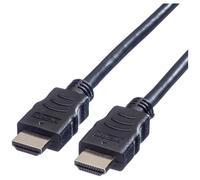 Value 11.99.5546 VALUE Cavo HDMI ad alta velocità con Ethernet, nero, 10 m