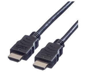 Value 11.99.5546 VALUE Cavo HDMI ad alta velocità con Ethernet, nero, 10 m