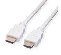 Value 11.99.5710 VALUE Cavo HDMI ad alta velocità con Ethernet, bianco, 10 m