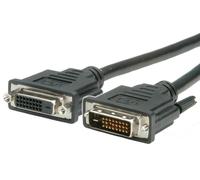 Value 11995564 cavo DVI 3 m DVI-D Nero (VALUE DVI Cable DualLink DVI-DVI. M/F. Black. 3.0m) NEW