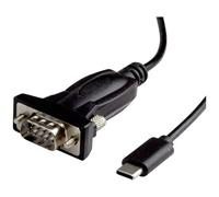 Value 12.99.1162 Cavo USB-C USB 2.0 Spina VGA 9 pin, Spina USB-C® 1.80 m Nero