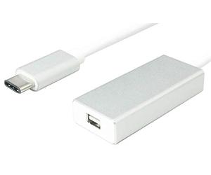Value 12993225 USB 3.1 Tipo C a Mini Display Port, Display Adapter Bianco