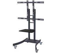 Value 17.99.1165 - Carrello per schermi LCD/Plasma/Lettore Dvd, 32"-100", Colore: Nero
