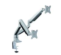 Value Braccio Doppio Monitor Desk Clamp 4 Joints Altezze Aggiustabili Separatamente