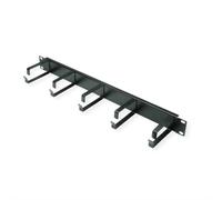 VALUE 26990310 - Pannello passacavi 19'' 1 U, RAL 9005 nero intenso