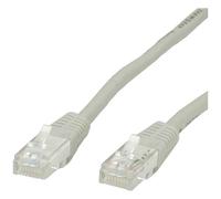 Value 21.99.0910 RJ45 Cavo di rete, cavo patch CAT 6 U/UTP 10.00 m Grigio non
