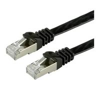 Value 21.99.0975 RJ45 Cavo di rete, cavo patch CAT 6 F/UTP 5 m Nero Schermato,