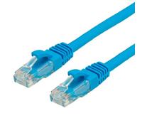 Value 21.99.1034 cavo di rete 1 m Cat6 U/UTP (UTP) Blu