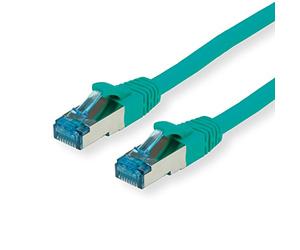 Value 21.99.1942 - Cavo Ethernet FTP PatchCord Cat6a, 2 m, colore: Verde