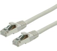Value cavo di rete s/ftp (pimf) patchcord cat.6/class e, lsoh, grigio, 2m