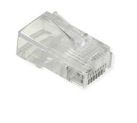 Value 21993060 Modular Plug Non schermato, Cat. 5E, 10 Pezzi, Colore: Trasparente