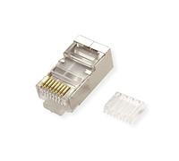 VALUE 21993065 - Spina modulare RJ45, Cat. 6a, schermata, 100 pezzi