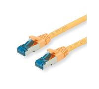 Value 2m S/FTP Cat.6a cavo di rete Giallo Cat6a S/FTP [S-STP] (Value CAT6A S/FTP PimF CU Ethernet Cable Yellow 2m) NEW