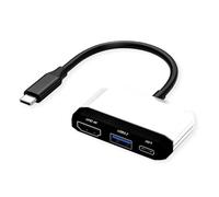 VALUE Adattatore display USB tipo C - HDMI USB 3.2 Gen 1 tipo A tipo C PD
