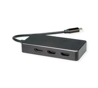VALUE Adattatore multi-display USB tipo C - 3 X HDMI, Multi-Stream 4K