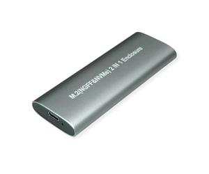 VALUE Alloggiamento esterno SSD M.2, NVMe a USB 3.2 Gen 2 tipo C