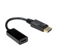 Value 12.99.3138 cavo di interfaccia e adattatore DisplayPort HDMI Nero