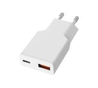 VALUE Caricatore USB con spina europea, 2 porte tipo C, 30 W