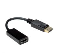 Value 12.99.3138 cavo di interfaccia e adattatore DisplayPort HDMI Nero