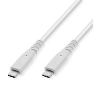 Value Cavo compatibile USB 3.2 Gen 2, C-C, ST/ST, 10Gbit/s, Emark, 60W, bianco, 5 m