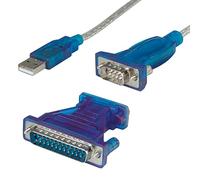 VALUE 12991160 - Convertitore USB, da connettore A a RS232/DB25, 1,8 m