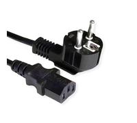 VALUE Cavo di alimentazione CEE7/7 ad angolo retto + IEC-C13dritto, 3 x 1,5 mm², 3 m