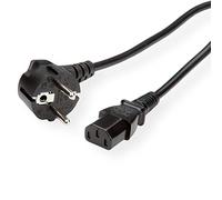 Value cavo di alimentazione, connettore diretto iec, nero, 1.8m