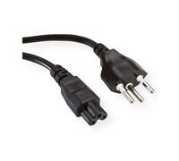 VALUE cavo di alimentazione nero 3 poli CH 19.07.2097 NEW