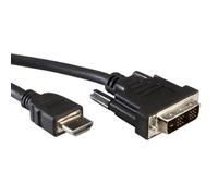 VALUE Cavo di collegamento per schermo DVI (18+1) M /HDMI M 3,0m - Nouvo
