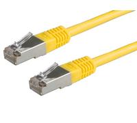 VALUE Cavo di rete S/FTP-(PiMF-) confez. Cat. 6, giallo 5,0m