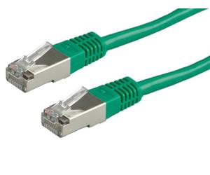 VALUE Cavo di rete S/FTP-(PiMF-) confez. Cat. 6, verde 1,0m