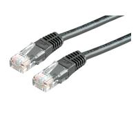 Value cavo di rete utp patch cord, cat.6 (class e) 3 m nero