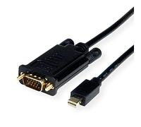 VALUE Cavo Mini DisplayPort-VGA, Mini DP ST - VGA ST, nero, 1 m