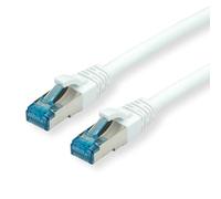 Value Cavo patch Cat.6A A) S/FTP (PiMF), senza alogeni, bianco, 0,15 m