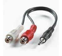 VALUE CAVO STEREO JACK 3.5MM (M) - CINCH (2X M) 0.2M NEW