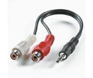 VALUE CAVO STEREO JACK 3.5MM (M) - CINCH (2X M) 0.2M NEW