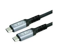 VALUE USB4 Gen3x2 - Cavo C-C, ST/ST, 40 Gbit/s, 240 W, nero, 0,5 m