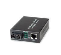 Value - Convertitore Fast Ethernet | convertitore multimediale di rete per la realizzazione di una porta Fast Ethernet TP su fibra multimodale | RJ-45 - SC