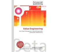 Value Engineering: Cost, Project Management, Industrial Engineering, Optimization (Mathematics)