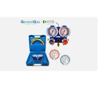 VALUE Gruppo manometrico 2 vie perCondizionamento VMG-2-R32-B - + 3 FRUSTE 1/4