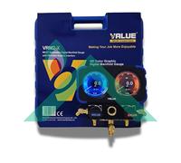 VALUE Gruppo Manometrico Digitale VRM2-X con Display HD - Multigas compatibile c